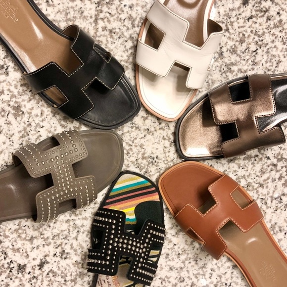 AUTHENTIC HERMÈS ORAN SANDALS - Picture 16 of 16